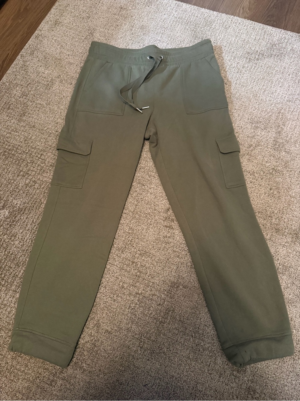Women’s Cargo Jogger Pants - Drawstring Waist